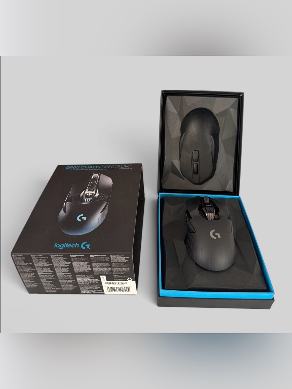 Logitech G900 CHAOS Spectrum Wireless Gaming Mouse - Black